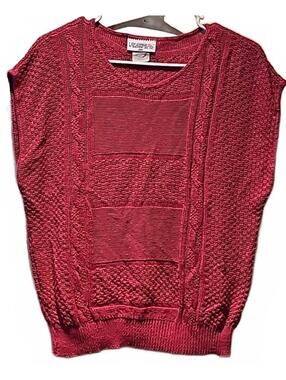Vintage T Top Express Sleeveless sweater size L